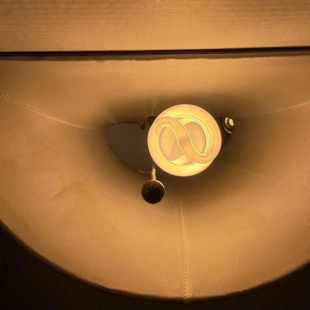 Over Ledge/Door/Rod Floating Bell Shape Shade Plug-In Pull Light‎